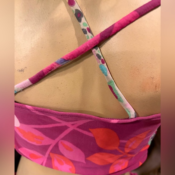 GAP Kids Plum Pink Floral Swim Top and Briefs - Picture 3 of 7